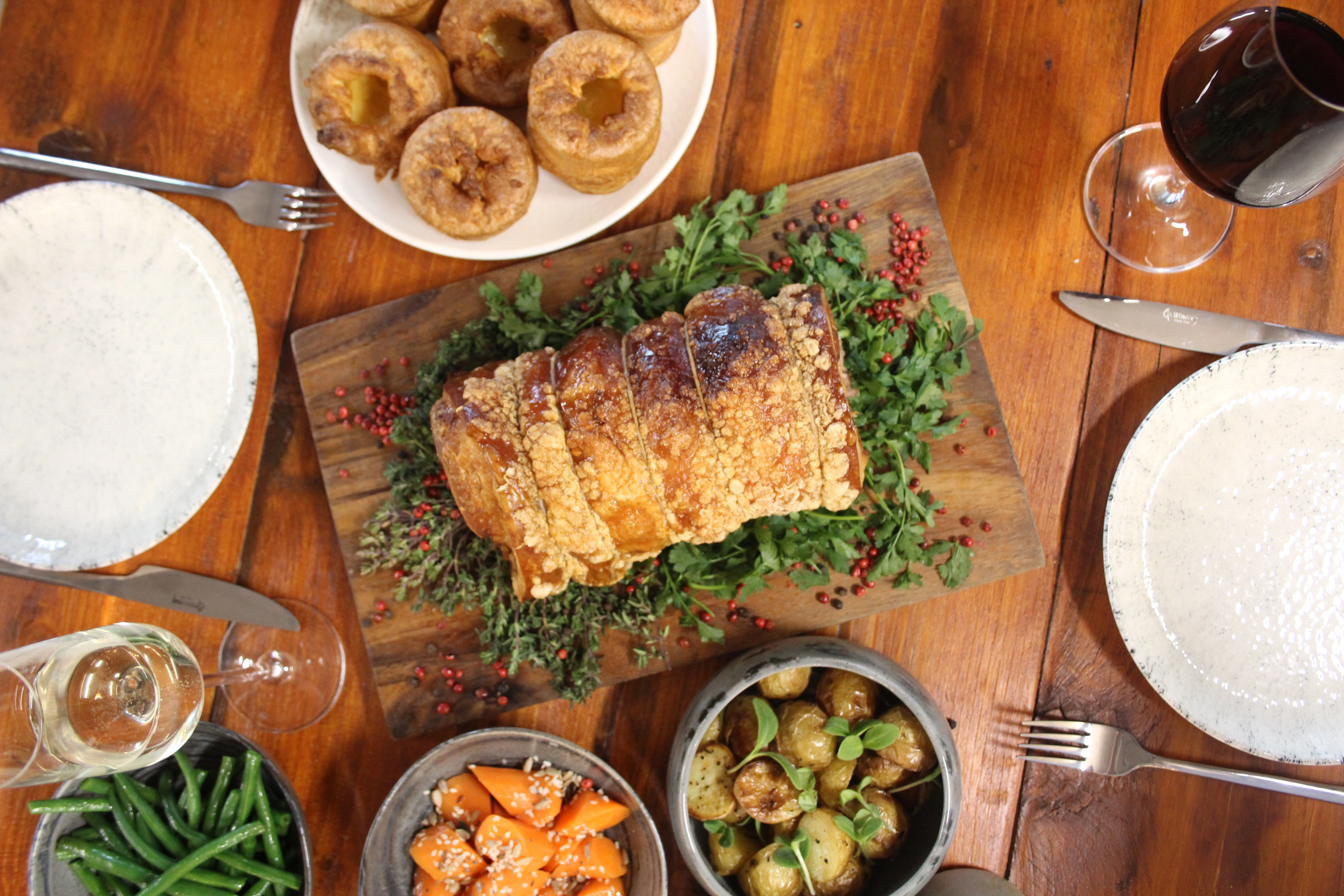 Sunday roast dinner